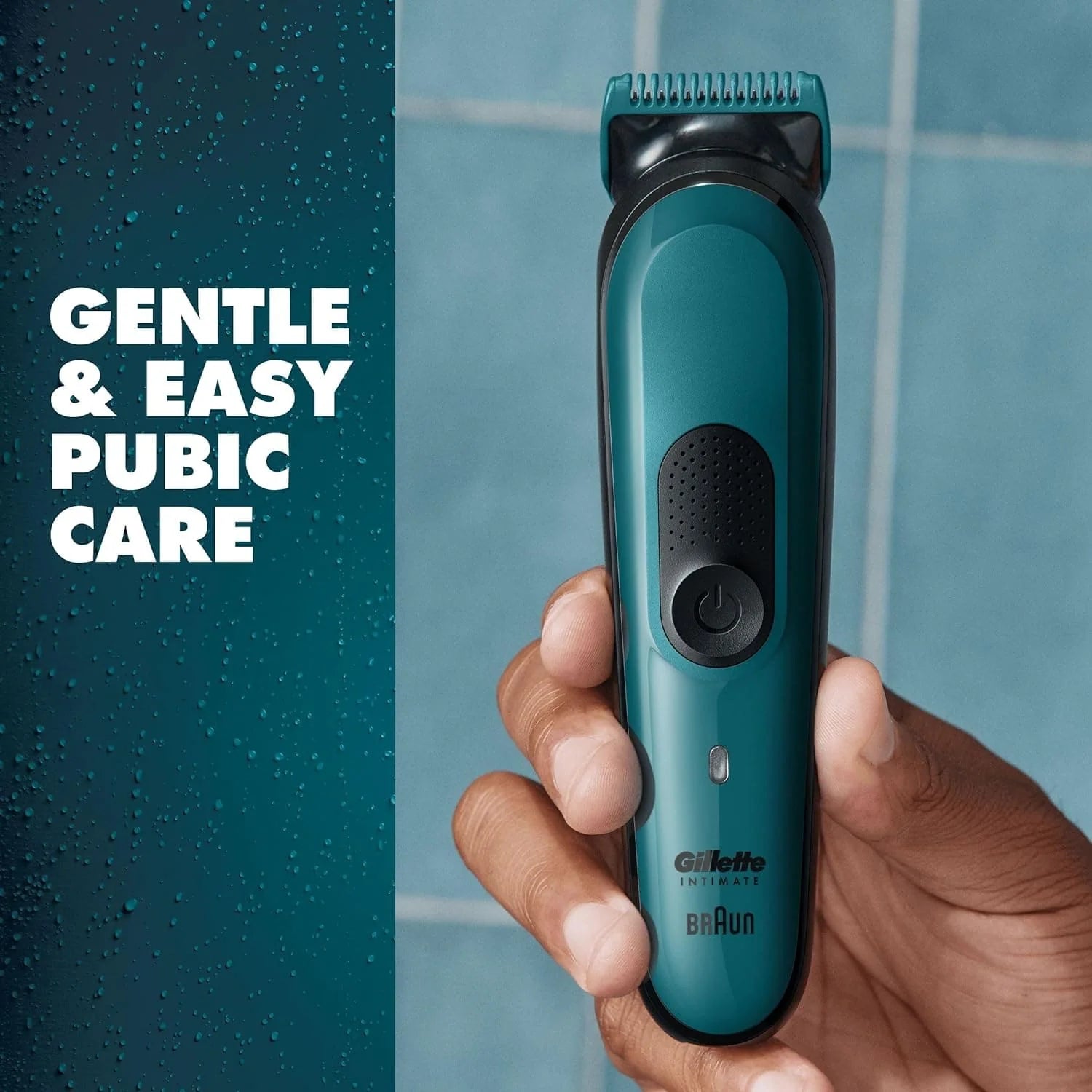 Gillette Intimate i3 Trimmer for Men, Pubic Hair Trimmer & Shaver for Men, SkinFirst Technology, Lifetime Sharp Blades, Waterproof, Cordless for Wet/Dry Use - 3